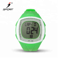 Relógio esportivo profissional com visor grande colorido e grandes dígitos cronômetros
